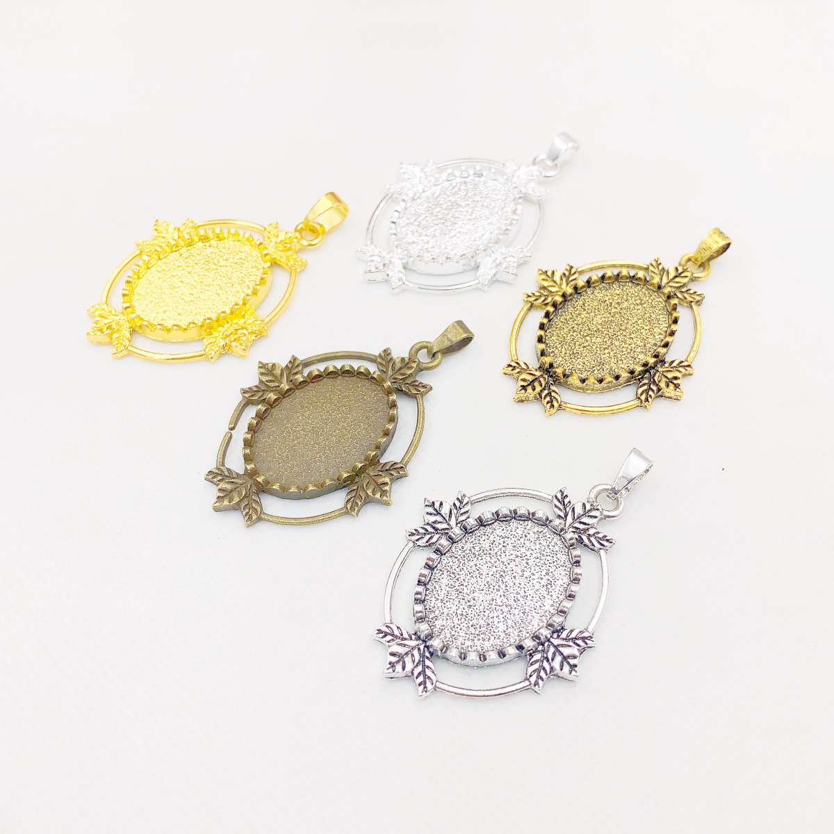 Onebeading ajuste 18x25mm cabo - Bezels Set Pendant avaliação e preço