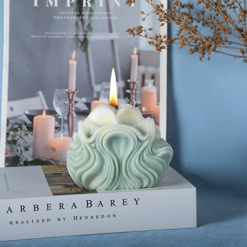 Moldes de Silicone para Velas  - Resin Ocean Wave Mold avaliação e preço
