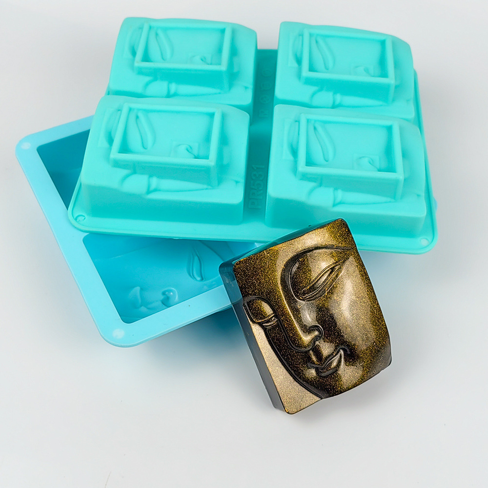 Silicone Buda Retrato Soap Mol - Resin Craft Ideas avaliação e preço